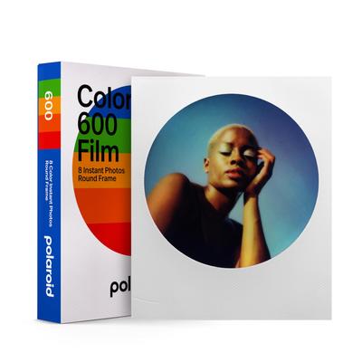 Цветная фотопленка Polaroid Instant Film для 600 круглых рамок, цветная пленка, 8 штук, цвет рамки – (6021)