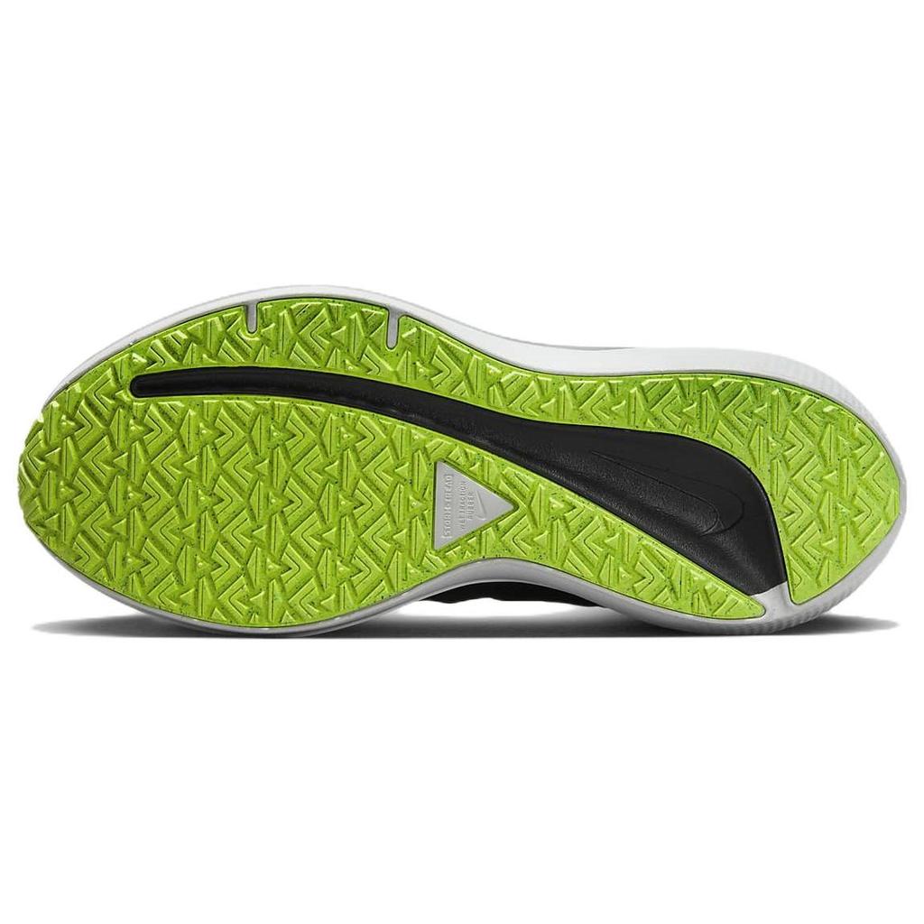 Nike Air Winflo 9 Shield Black White Volt Женские Кроссовки Темно-Дымчато-Серые DM1104-001