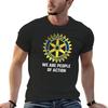 New Rotary Club  We are People of Action TShirt graphic t shirts customs vintage anime shirt Tshirts for Unisex cotton