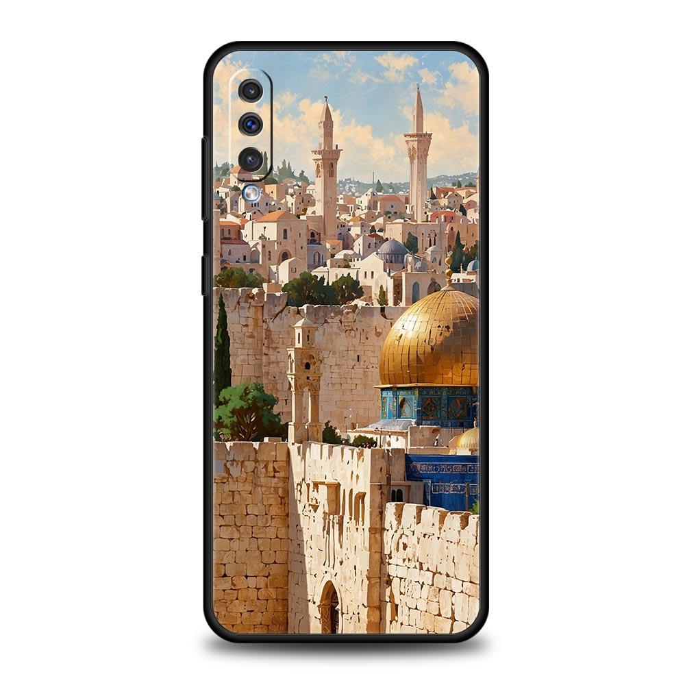 Чехол для телефона Иерусалим для Samsung A54 A52 A24 A14 A50 A70 A10 A40 A20S A20E A06 A12 A22 A34 A42 A32 5G A04s A16