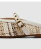 Senda Muller Women's 2026 Summer New Hollow Breathable Woven Flat Sandals
