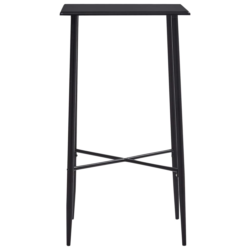 Standing Table Black 60 x 60 x 111 cm MDF