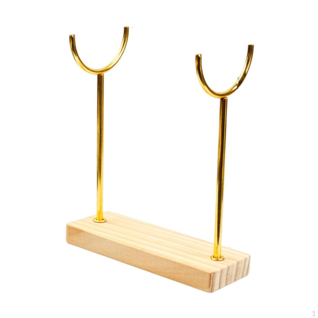 Органайзер для браслетов Элегантная подставка для часов Настольная подставка Деревянная основа для мужчин