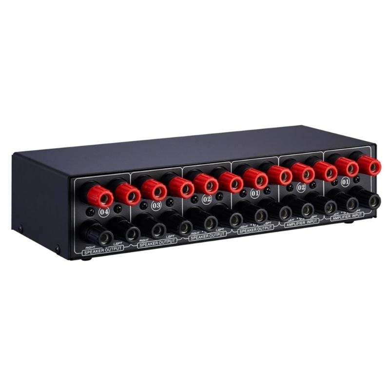 2 In 4 Out Passive Amplifiers Speaker Selector her Sound hing Distributor Comparator without Loss