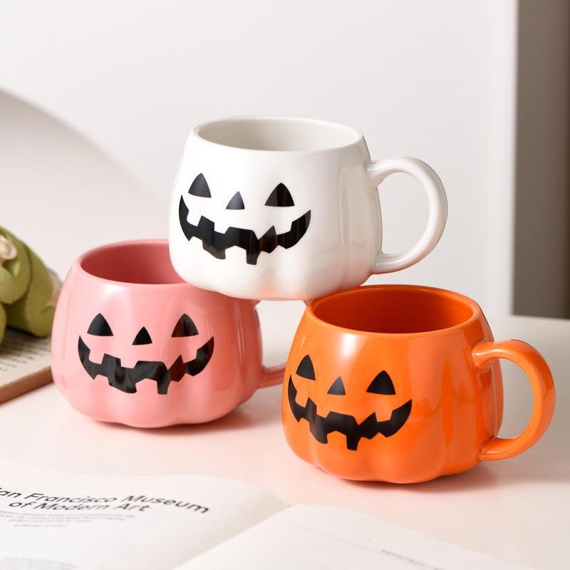 Креативная кружка-тыква Рождественский подарок Чашка Пивные кружки Кофейные чашки Оригинальные чашки для завтрака Чашка для чая Посуда Персонализированная керамика