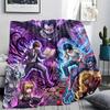 Death Note Warm Flannel Blanket Print Design Comfortable for Indoor Sofa Bed Chair Picnic.-TING