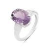 Серебряное кольцо с натуральным аметистом 5.397ct, вес изделия 4,05 гр (2189299)