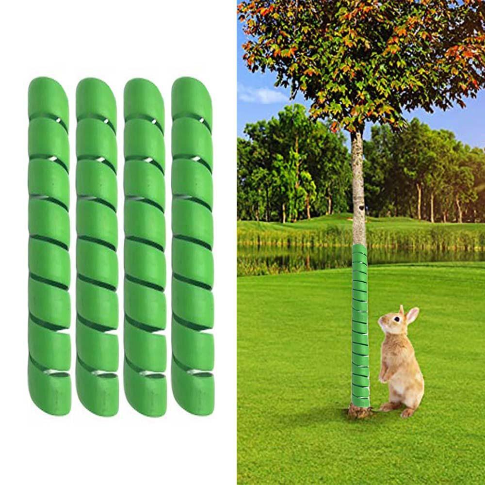 Plant Trunk Protector, Insect and Squirrel Resistant, Rodent Resistant, Made of Plastic Material, Tree Cover, Gardening Tools, 2pcs Large, 2pcs Small