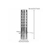 Burner Chimney with Spark Arrestor | Stainless Steel Construction, Vented Cutout