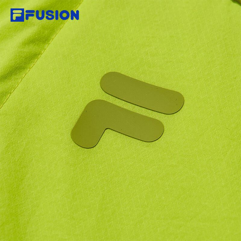 FILAFUSION Men's Casual Color-Block Hooded Windbreaker