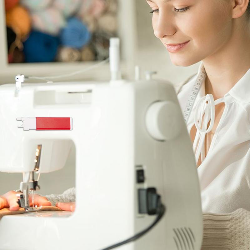 Нитевдеватель автоматический быстрый для швейных машин Устройство для заправки нити в иглу с закрытым ушком, подходящее для швейных машин с плоской платформой