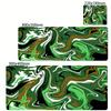 Коврик для мыши Strata Liquid Игровой аксессуар Коврик для мыши Черно-белый Большой коврик для стола Геймерский Резиновый XXL x Ковер для мыши Run