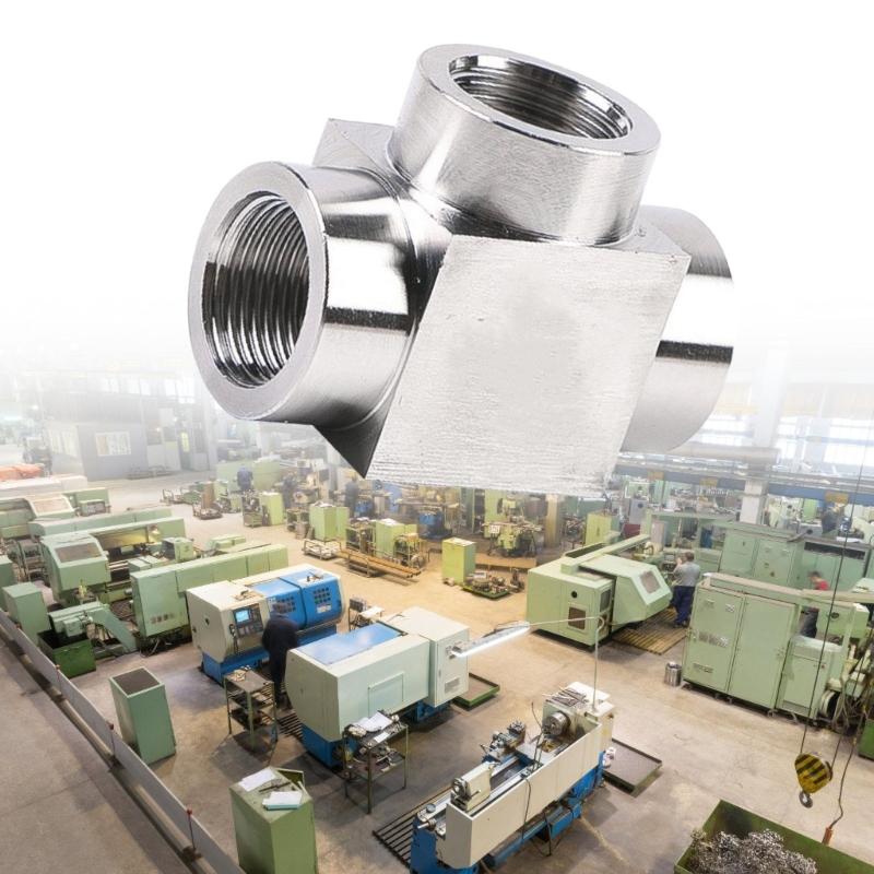 2 шт. Адаптер для фитинга трубы высокого давления Замена Тройник из нержавеющей стали для домашнего промышленного использования