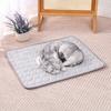Охлаждающий коврик для питомцев Натуральная охлаждающая ткань Легкий Складной Охлаждающая подушка для собак и кошек Быстрое рассеивание тепла Коврик для питомцев