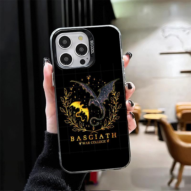 F-Fourth W-Wing Dragon Soft Phone Case for iPhone 15 16 17 Pro Max 17Air 16E 14 Plus 13 12 Mini Shockproof Cover Back Shell