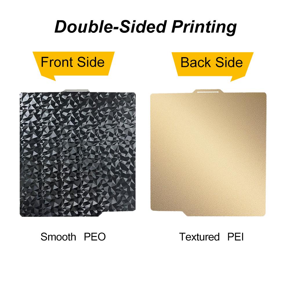Black PEI Plate for Bambu Lab A1 P2S P1P P1S X1 X1C Build Plate 257x257mm Smooth PEO PET Textured PEI Bambulab P1P A1 Heated Bed