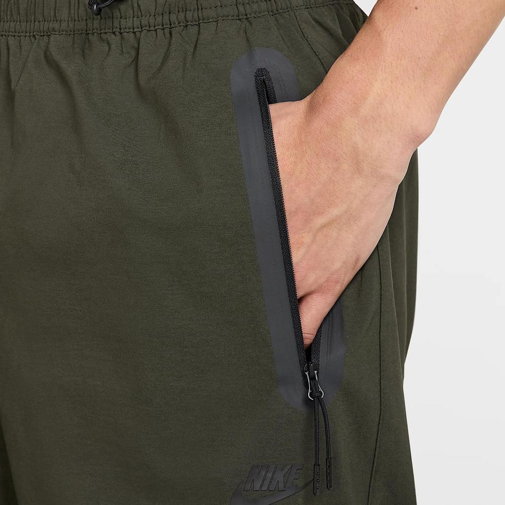 Nike Технологичные однотонные удобные модные универсальные вязаные спортивные брюки мужские низ Redwood Black HM7159356