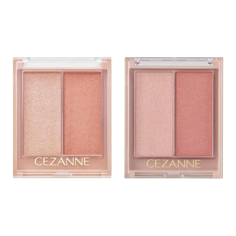 Cezanne Face Glow Color 01 Apricot Glow 02 Rose Glow 59g