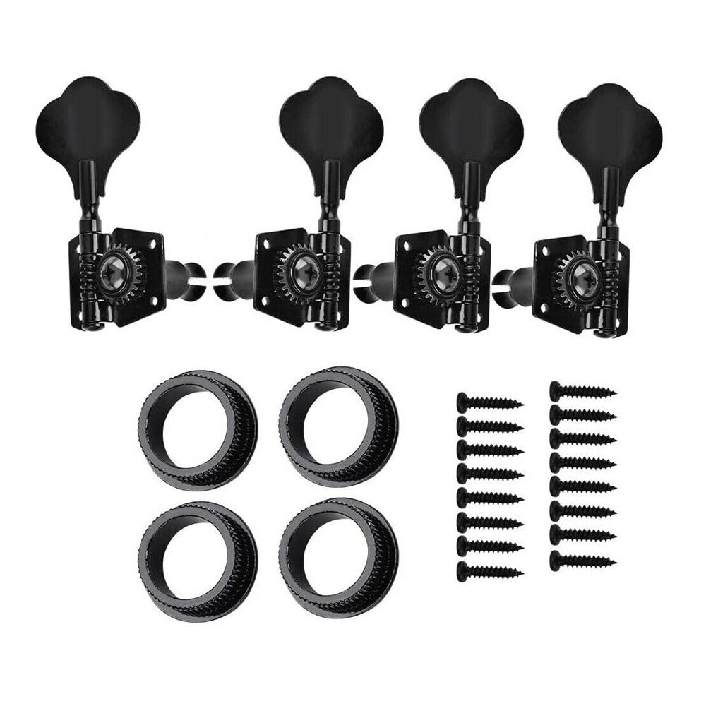 2L2R4L4R1L3R3L1R Открытые колки для 4-струнной бас-гитары Колки Настройщики Машинки Для бас-гитары Хром Золото Черный