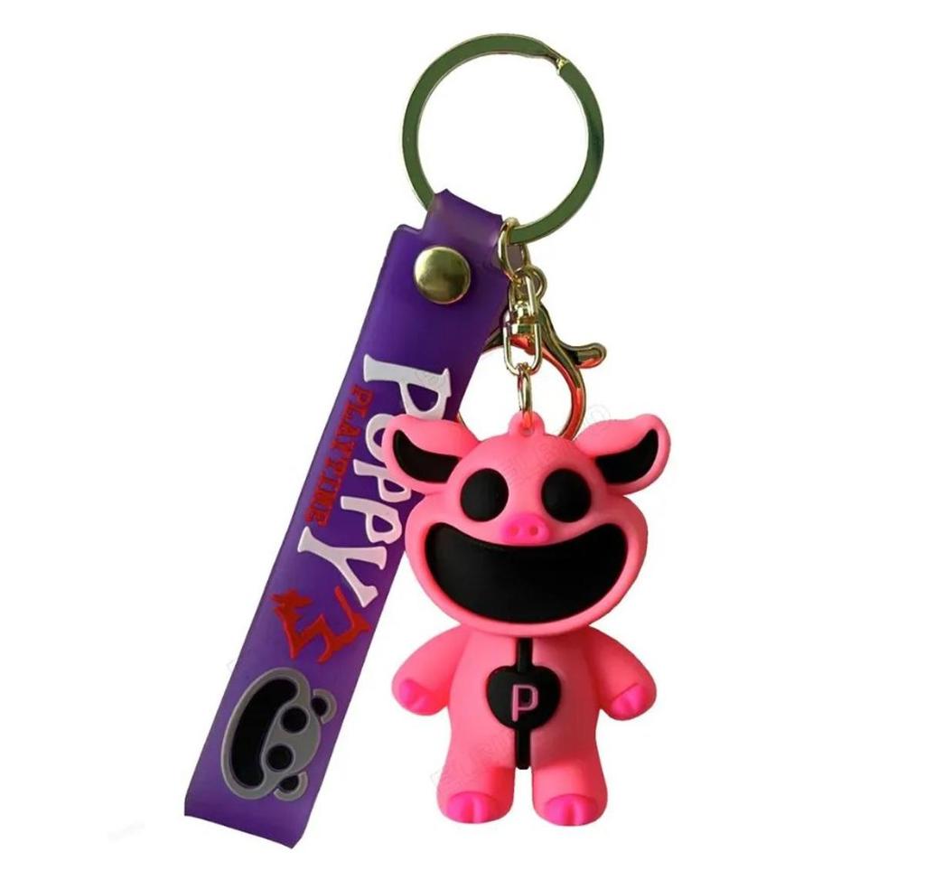Улыбающиеся звери брелок Smiling critters Свинка Капризулька Хрюшка Пигги PickyPiggy игрушка брелок Poppy Playtime 6см