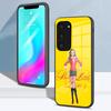 Красивый чехол для телефона «Милые обманщицы» для Samsung S26 S25 S24 FE S23 S22 S21 Plus S20 Ultra Note20Ultra Черная стеклянная крышка