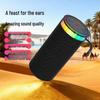 Высококачественный портативный Bluetooth-динамик для улицы с цветными световыми эффектами и слотом для карты W17