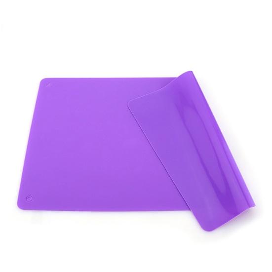 Силиконовый коврик для столовых приборов, термостойкий водонепроницаемый коврик для еды с приподнятыми краями, нескользящий грязеотталкивающий коврик для выпечки для детей, защита столешницы для рукоделия