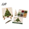 Weekend DIY Project Christmas Mosaic Art Kit Faux Sea Glass Craft Santa Relaxing Activity Claus Snowman Crafting Kit for Adults Beginners