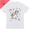 Male Unicorns Tee Rainbow Graphic Tees Funny Tshirts Women Fashion Hip Hop Alpha Men Tops 100 Cotton Unisex Aesthetic Clothing