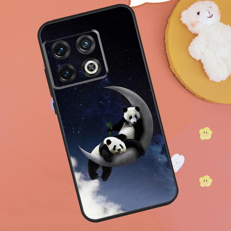 Cute Cartoon Panda Case For OnePlus Nord CE 4 2 3 Lite N10 N20 OnePlus 12 11 9 10 Pro 8T 9RT 10T 10R 12R Cover
