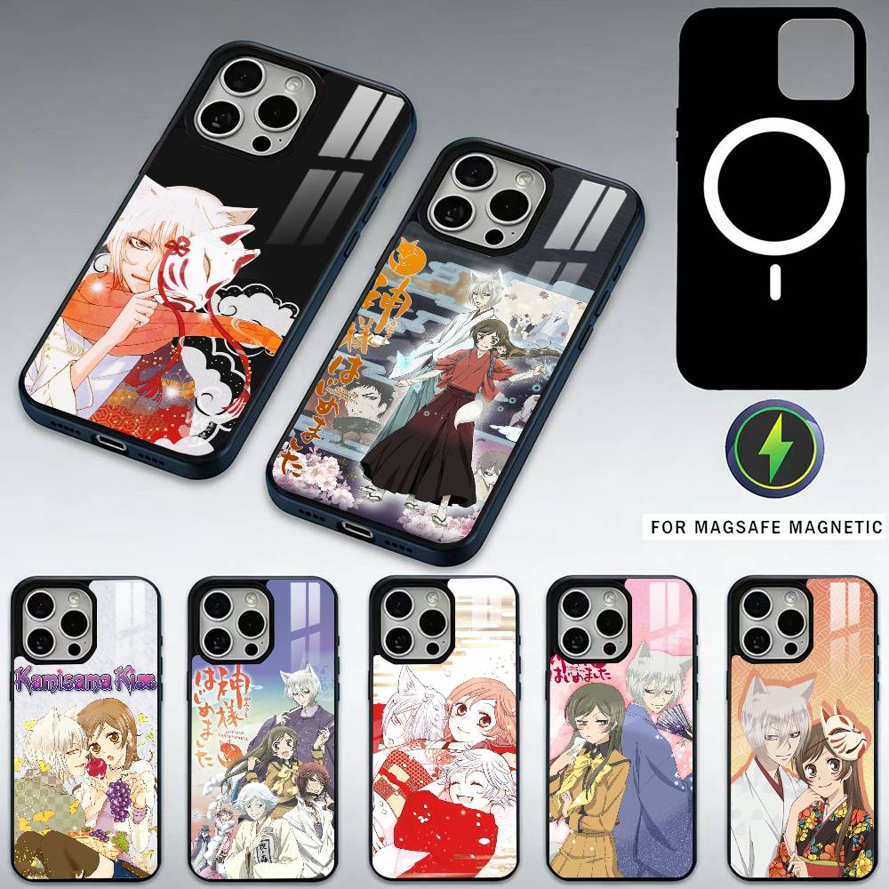 Kamisama kiss взгляд любви Чехол для телефона для iPhone17,16,15,14,13,12,11 Plus,Pro Max Магнитный Для Magsafe Беспроводная зарядка
