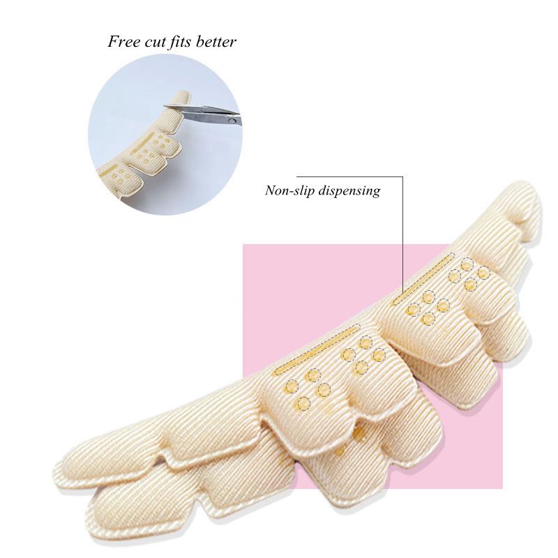 Non-slip Fit Women High Heel Shoe Foot Patch Anti-wear Sticker Cushion Pad Foot Hind Care Heel Protector Shoes Accessories 1pair