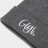 Autumn and winter men's and women's wool hats New casual versatile Gigi embroidered knitted hats Outdoor warm windproof cold hats