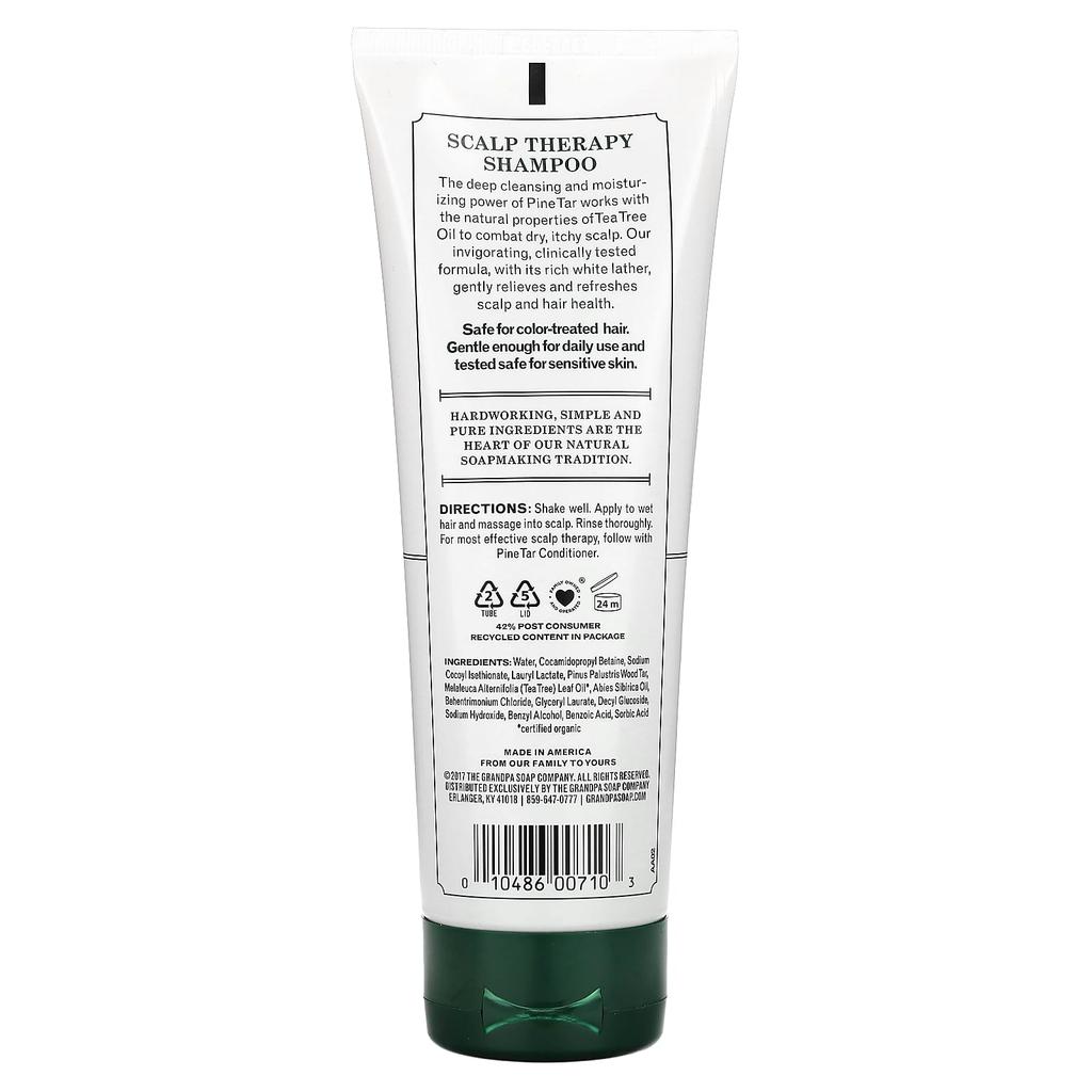 The Grandpa Soap Co. Rosin Shampoo, Scalp Therapy, 237Ml(8Fl Oz)