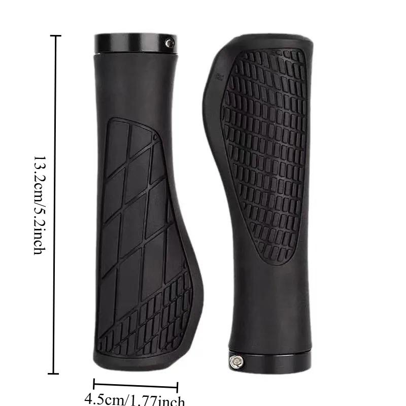 MTB Велосипедные Рукоятки Руля 1 Пара Противоскользящие Удобные Блокируемые Мягкая Резина Велосипедные Рукоятки Руля Велосипедные Запчасти
