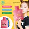 Fractal Water-Filled Hot Water Bottle Small Size for Warming the Abdomen and Waist, Explosion-Proof, Warm Hand Warmer, Pvc Rubber Hot Water Bag