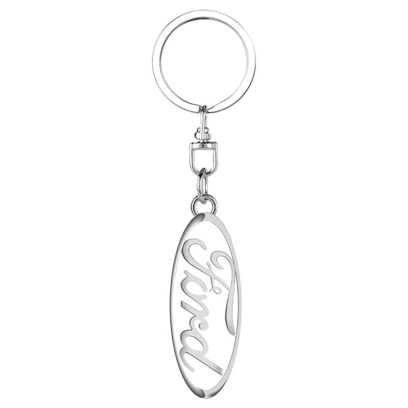 Car Sticker Car Key Chains Keyring Pendant Metal Keychain Holder Auto Accessories For Ford Focus Mondeo Ecosport Ranger Fiesta F