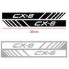 Car Mirror Decoration Stickers Body Trunk Car Emblem Decal Decoration For Mazda 3 4 5 6 Axela Atenza CX-3 CX-5 CX-8 RX8 RX3 MX5 h2