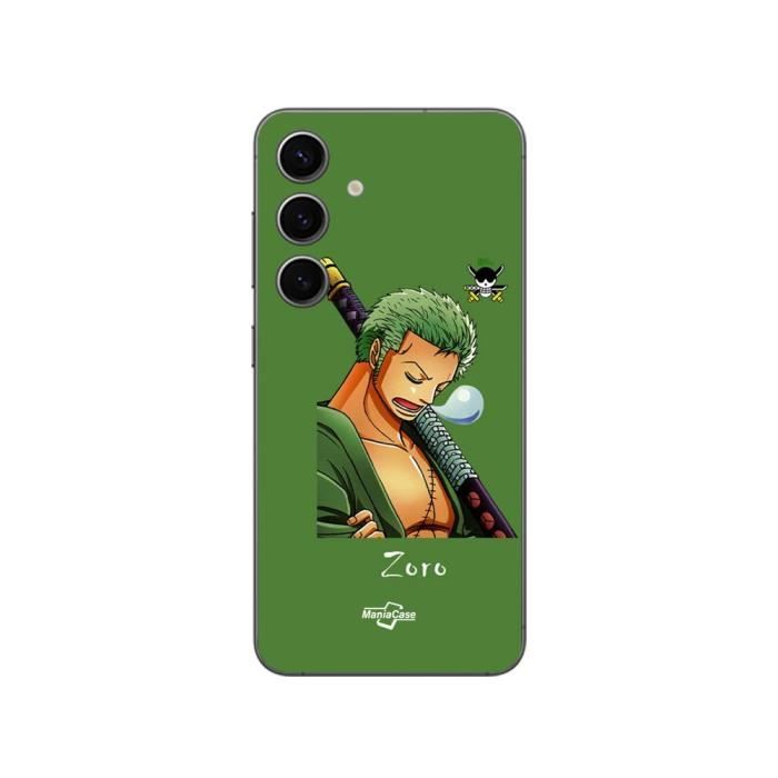 Coque - Maniacase - Samsung Galaxy S24 Plus - Roronoa Zoro - Souple - Vert