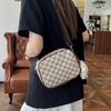 Винтажная трендовая квадратная сумка через плечо с небольшим узором из искусственной кожи, женская сумка через плечо