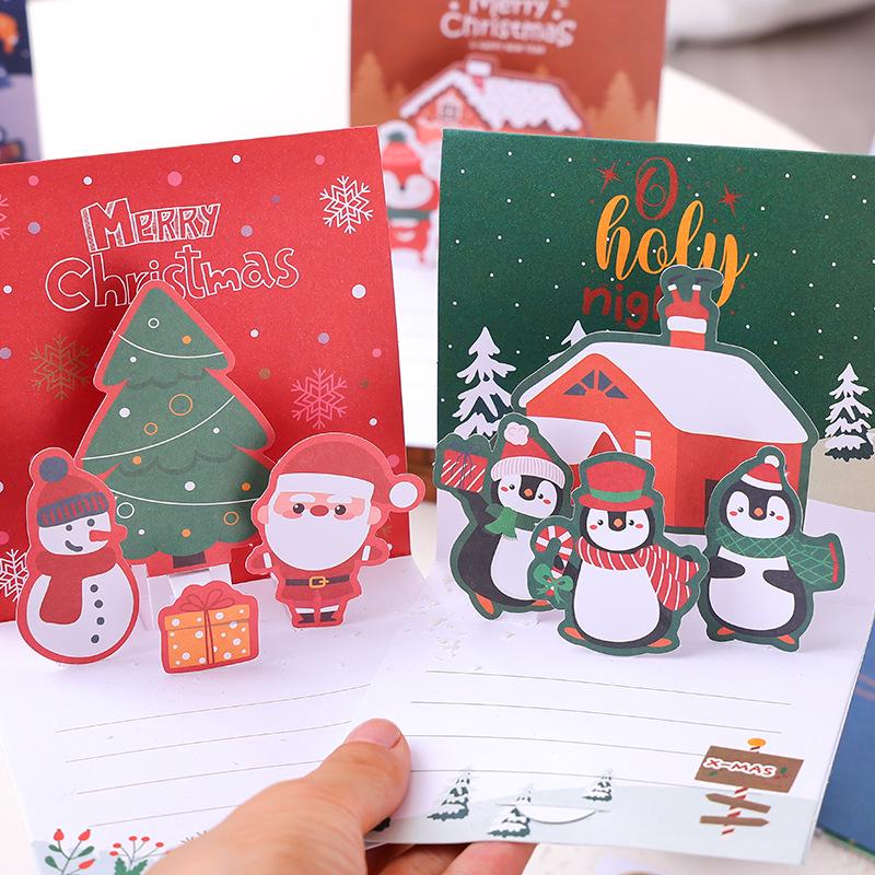 3D всплывающая рождественская открытка: Подарок ручной работы на День благодарения для учителей
