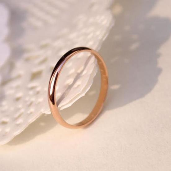 Простое обручальное кольцо Элегантное, не выцветающее, универсальное