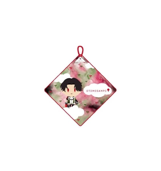 Minna No Kuji Touken Ranbu ONLINE Oban Sanpo Part 2 G Oban Hand Towel with Loop Buzenko ~Oban Kuji~ Prize