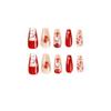 New Year Detachable Cartoon Rabbit Fu Character Pearl Short Wearable Manicure Nail Tips