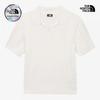 The North Face Women Cable Short Sleeve Polo Sweater Ivo