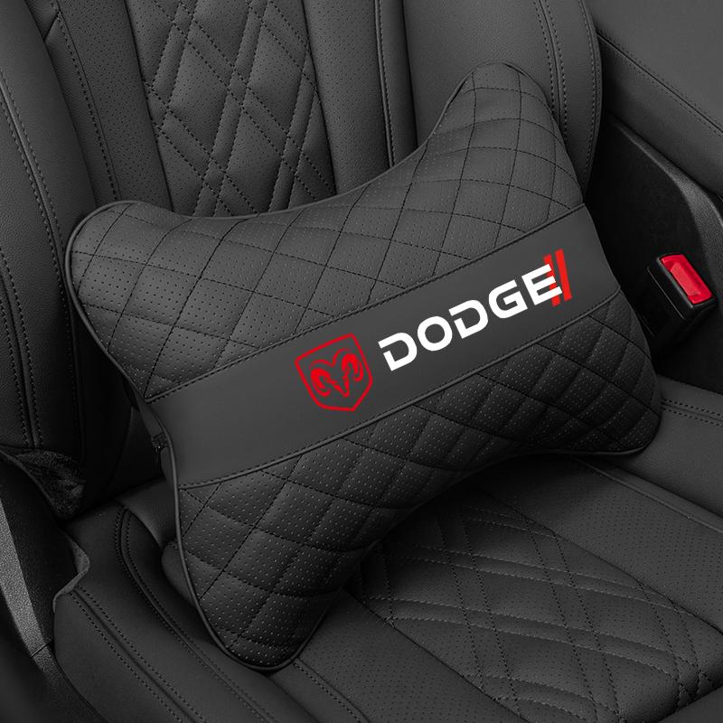 Dodge Car Seat Neck Pillow Headrest Lumbar Support Accessories For Dodge Challenger Charger Journey Ram Durango SRT Dart Journey U888