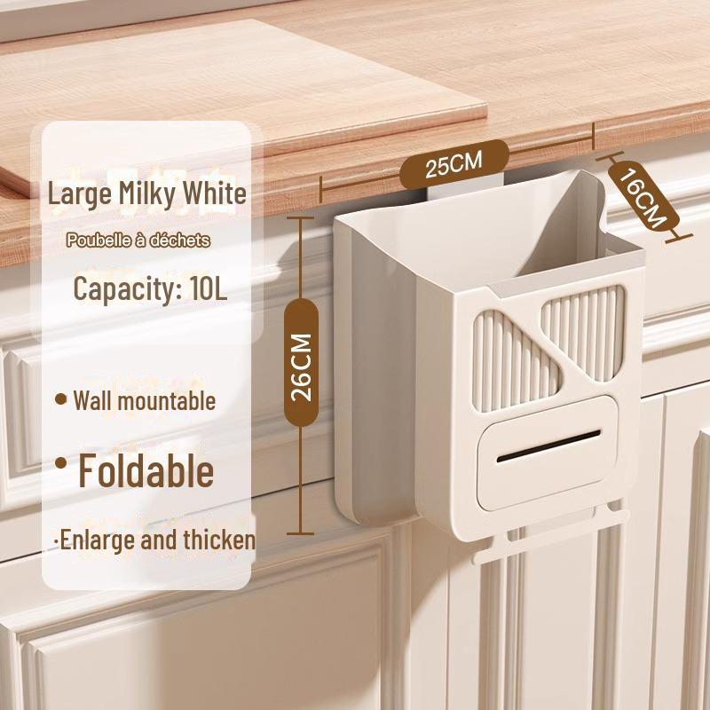 Многофункциональный складной кухонный шкаф для мусора с большим отверстием