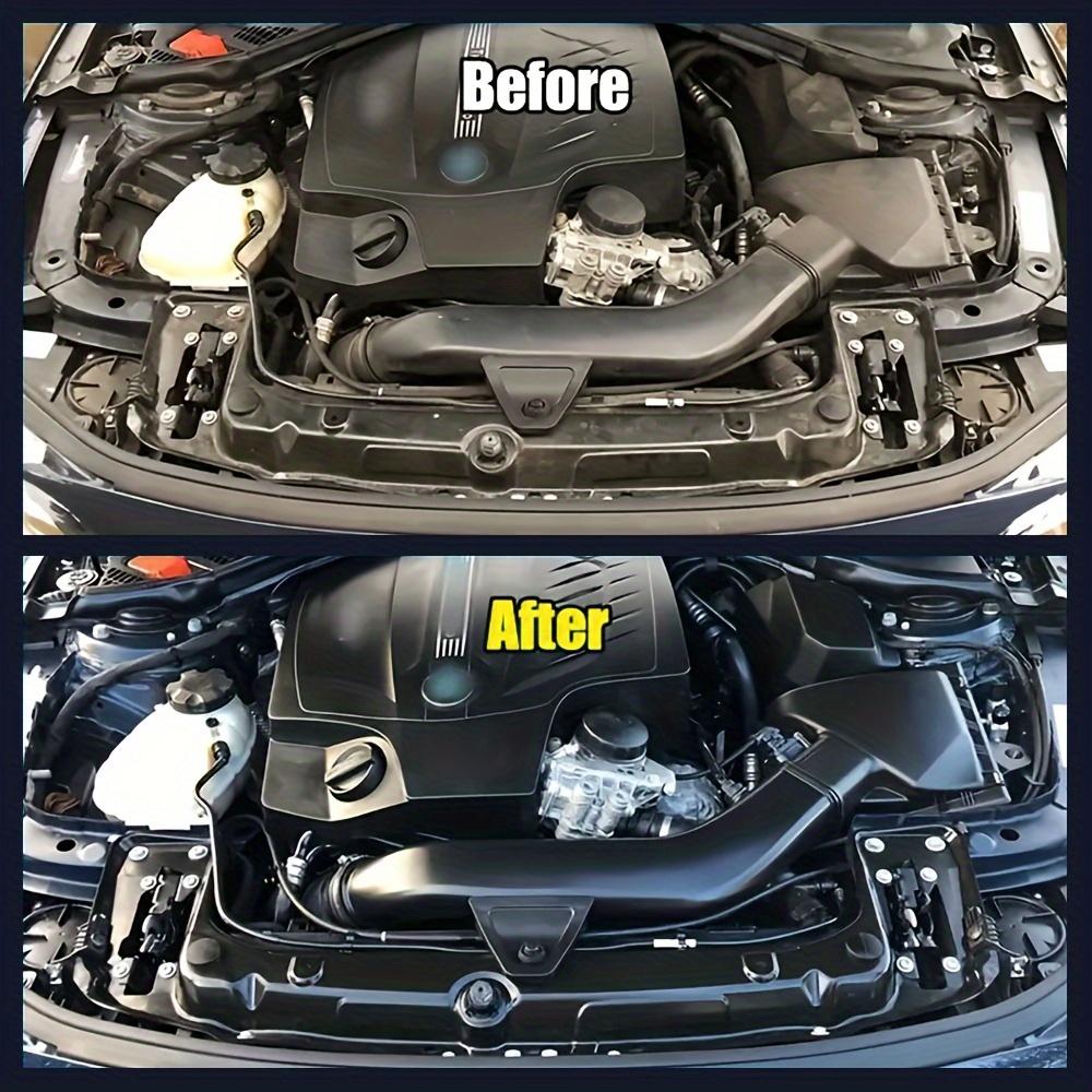 Car Engine Bay Cleaner Restorer Back To Black Gloss Car Products Plastic Leather Restore Auto Engine Polish Coating Renovator