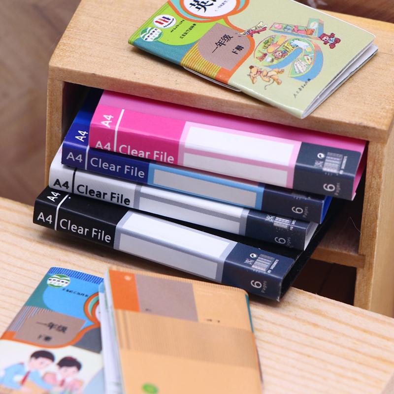 1:12 миниатюрных кукольных домиков, симуляторов, файлов, книг, папок, переплетов, мебели, моделей для дома, декора, игрушек, кукольных домиков, аксессуаров