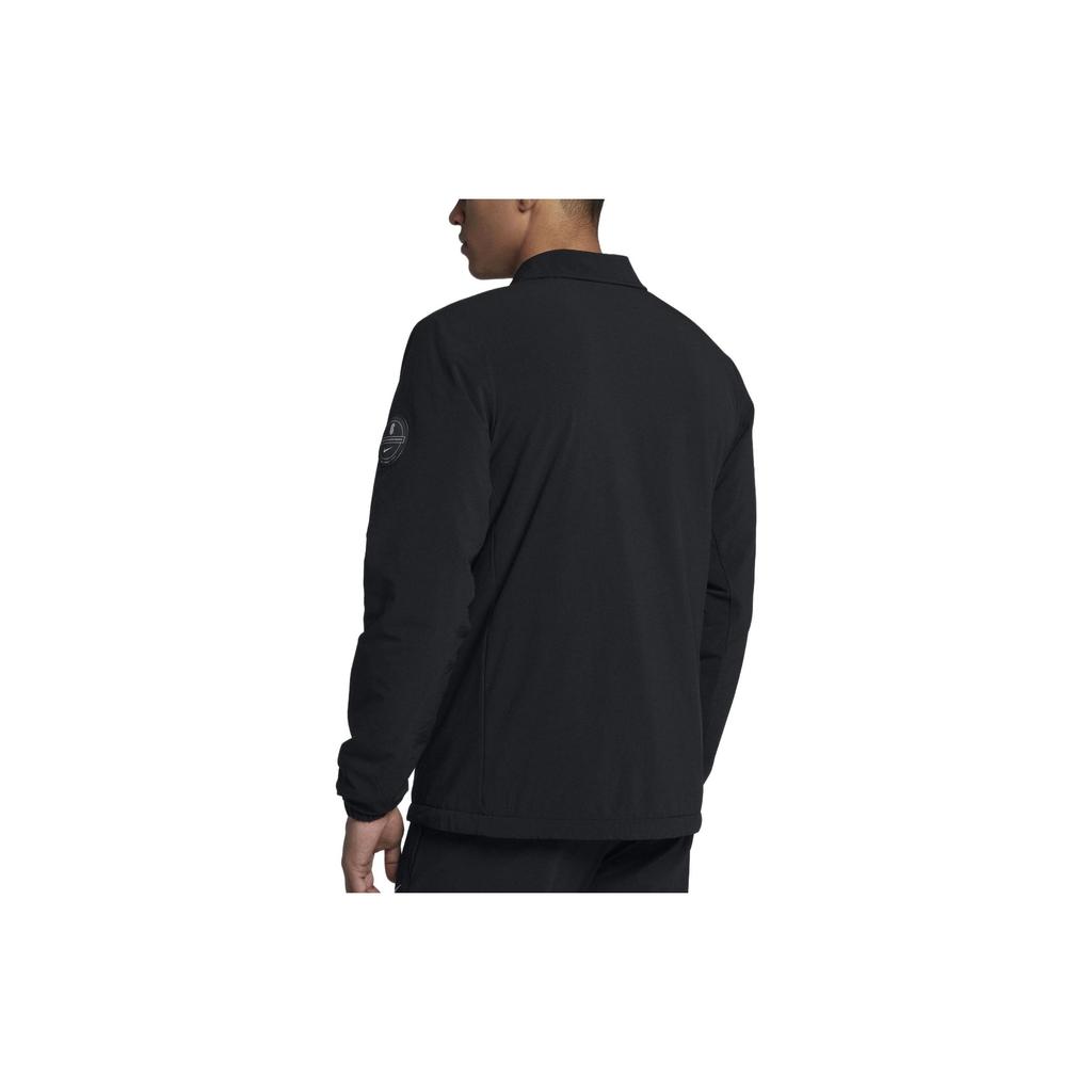 Nike Logo Printed Polo Jacket Men Jacket Black 890654-010